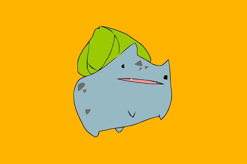 Chibi Bulbasaur character