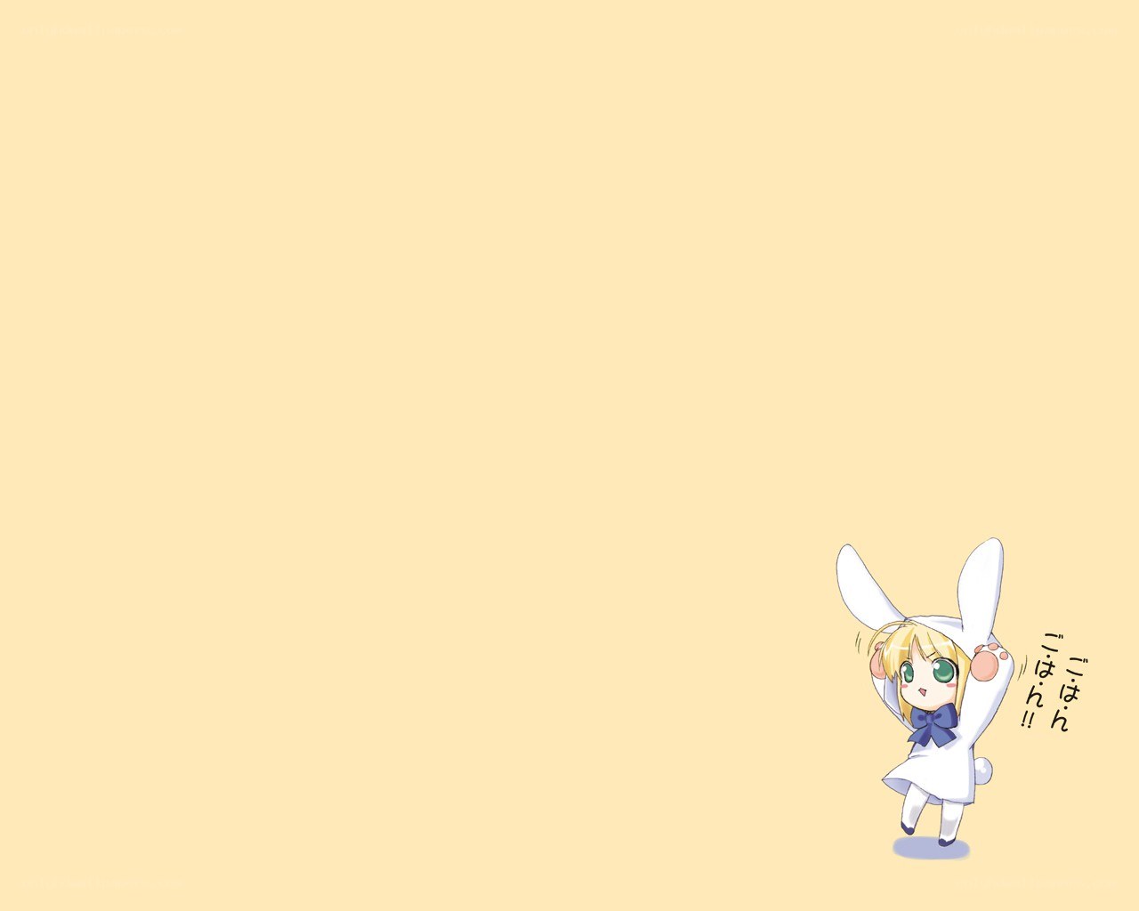 chibi bunny girl character