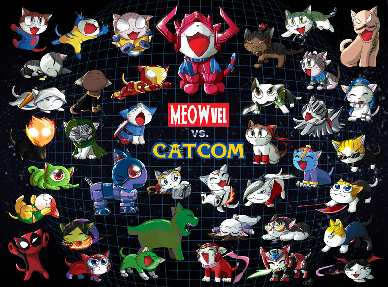 Chibi Cat Characters