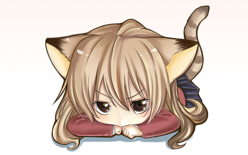 chibi cat-eared girl
