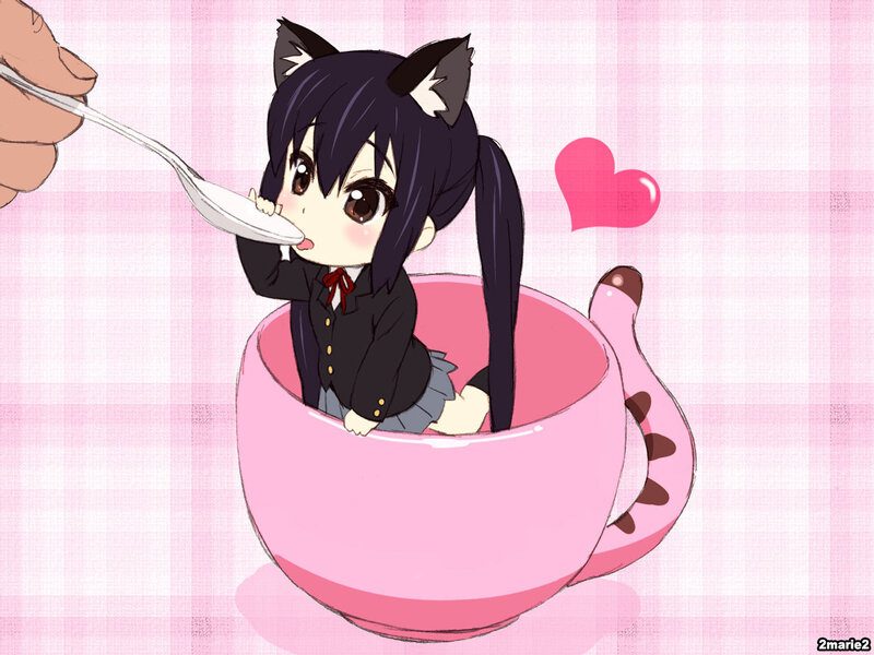 Chibi Cat-eared Girl — Pink