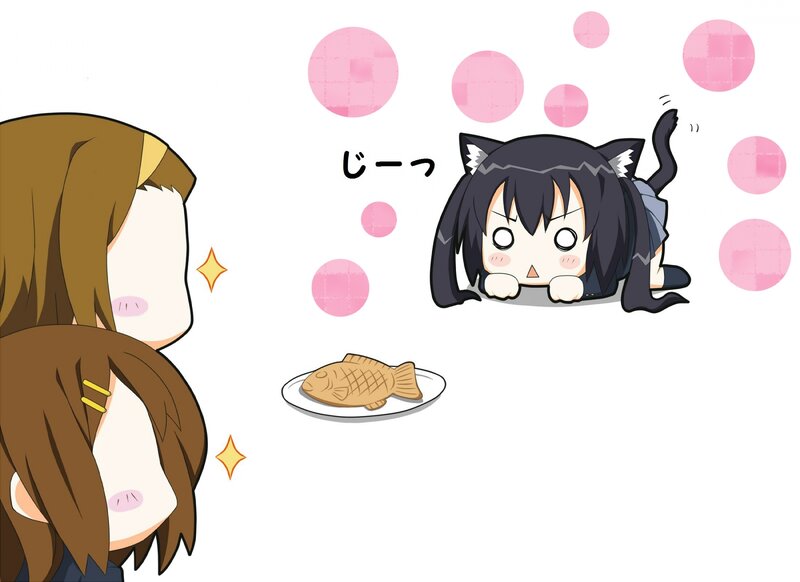 Chibi Cat-eared Girl — White, Playful, Anime