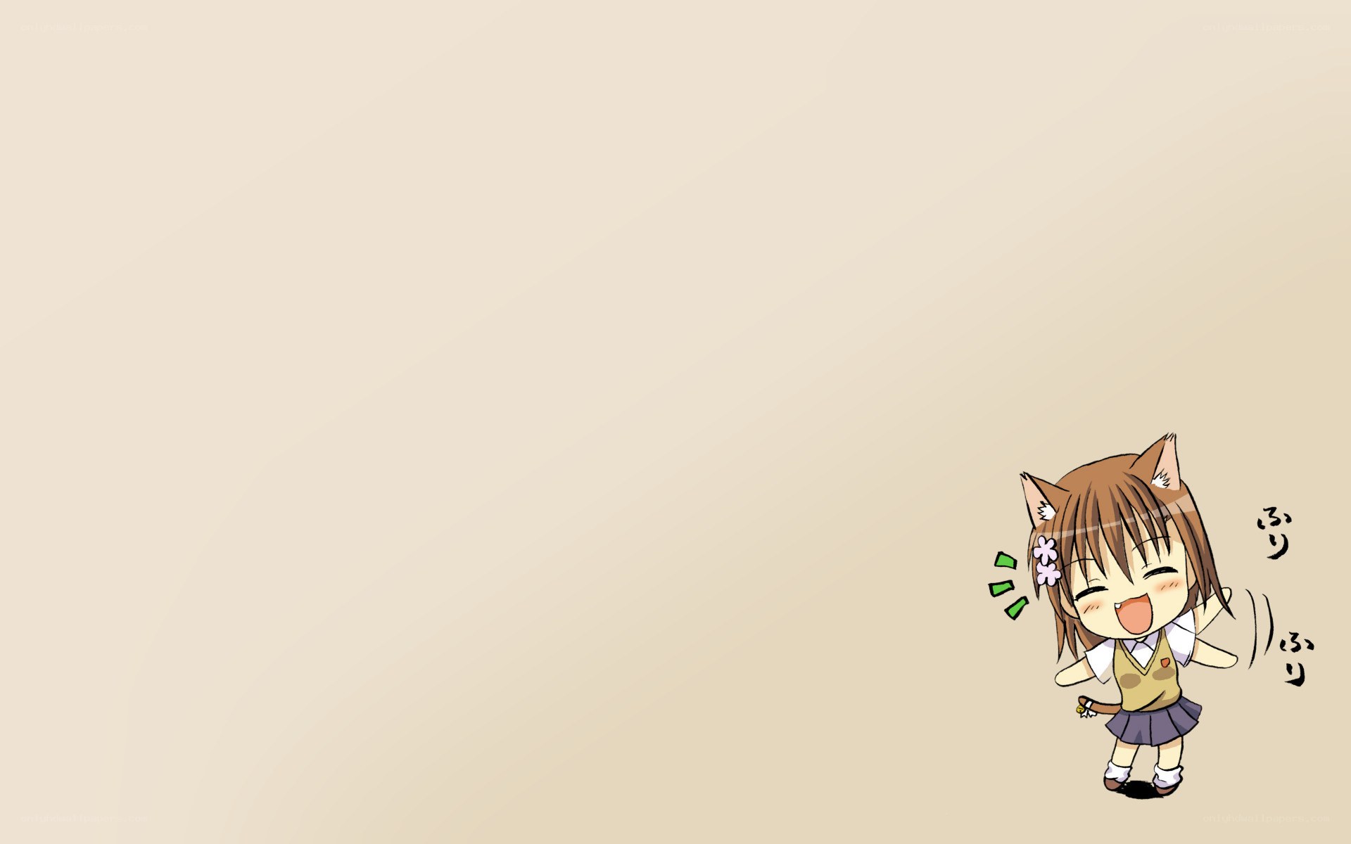 chibi cat girl character