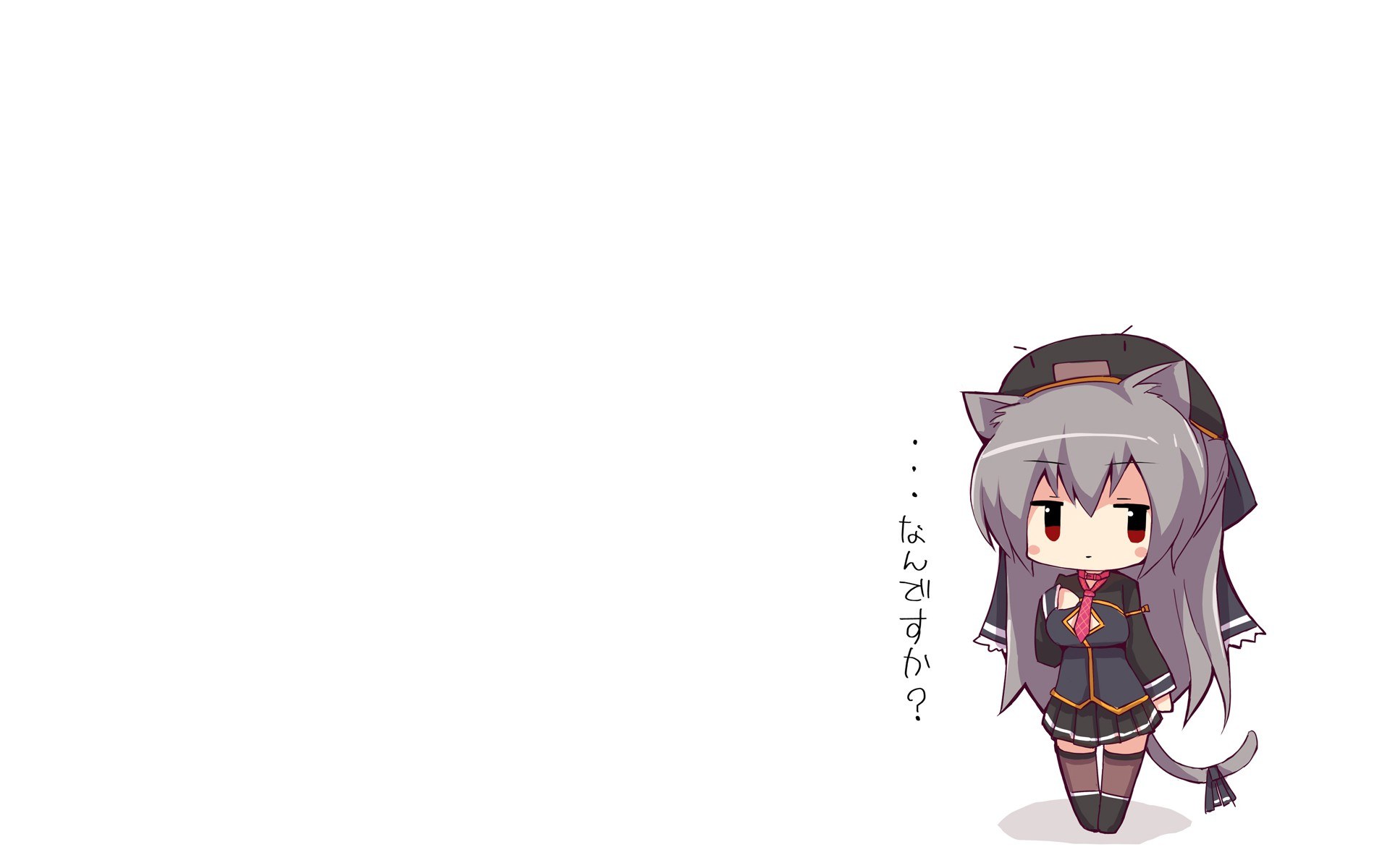 chibi cat girl character