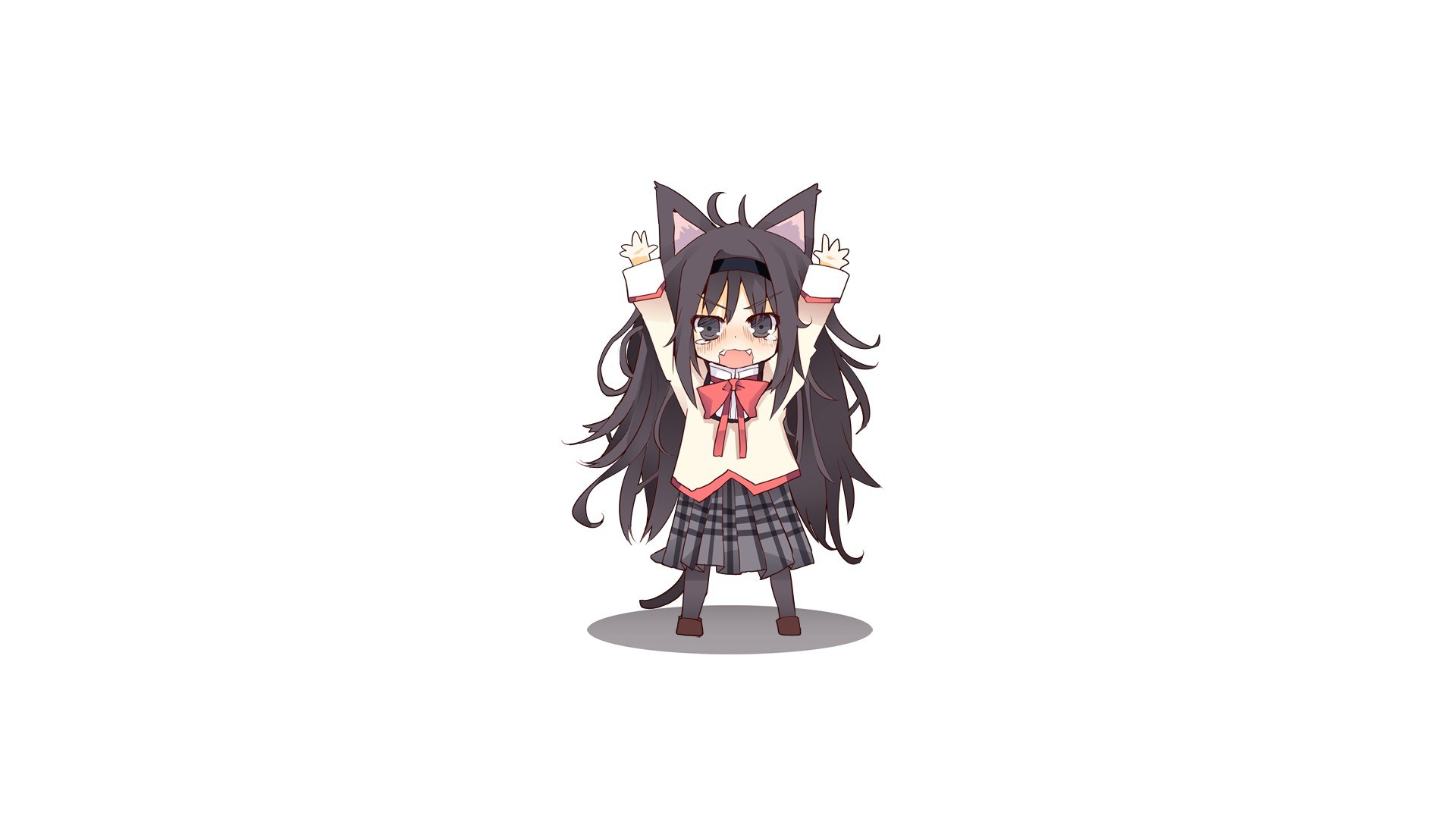 chibi cat girl character