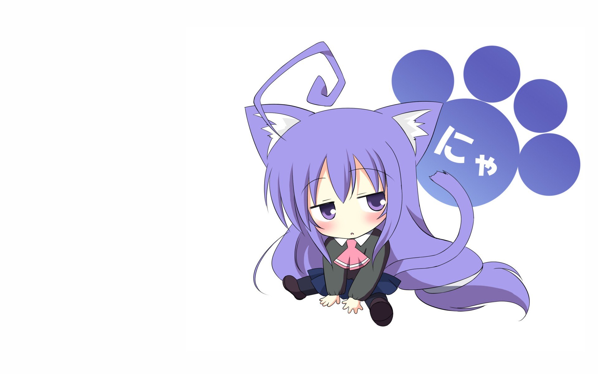 chibi cat girl character