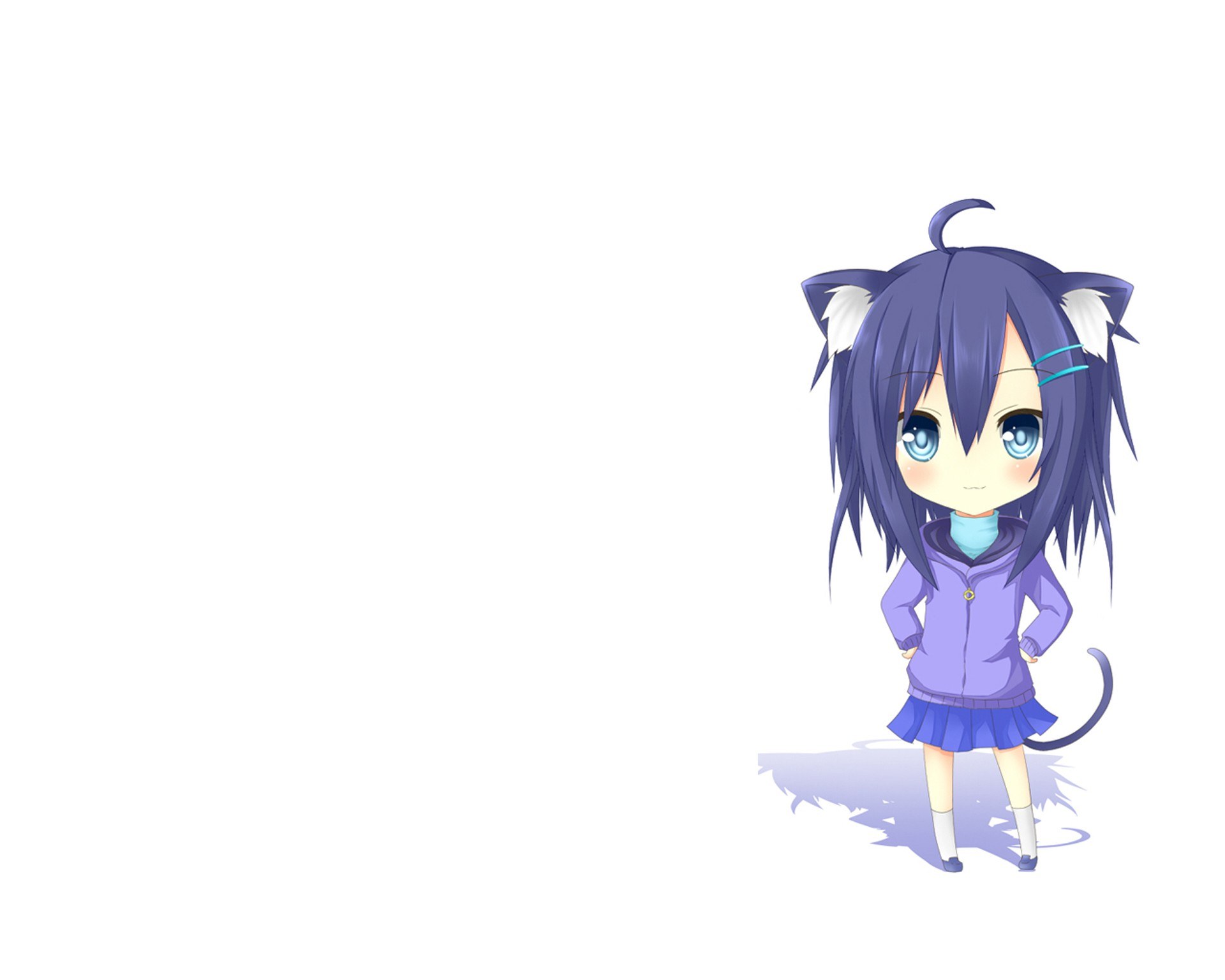 chibi cat girl character