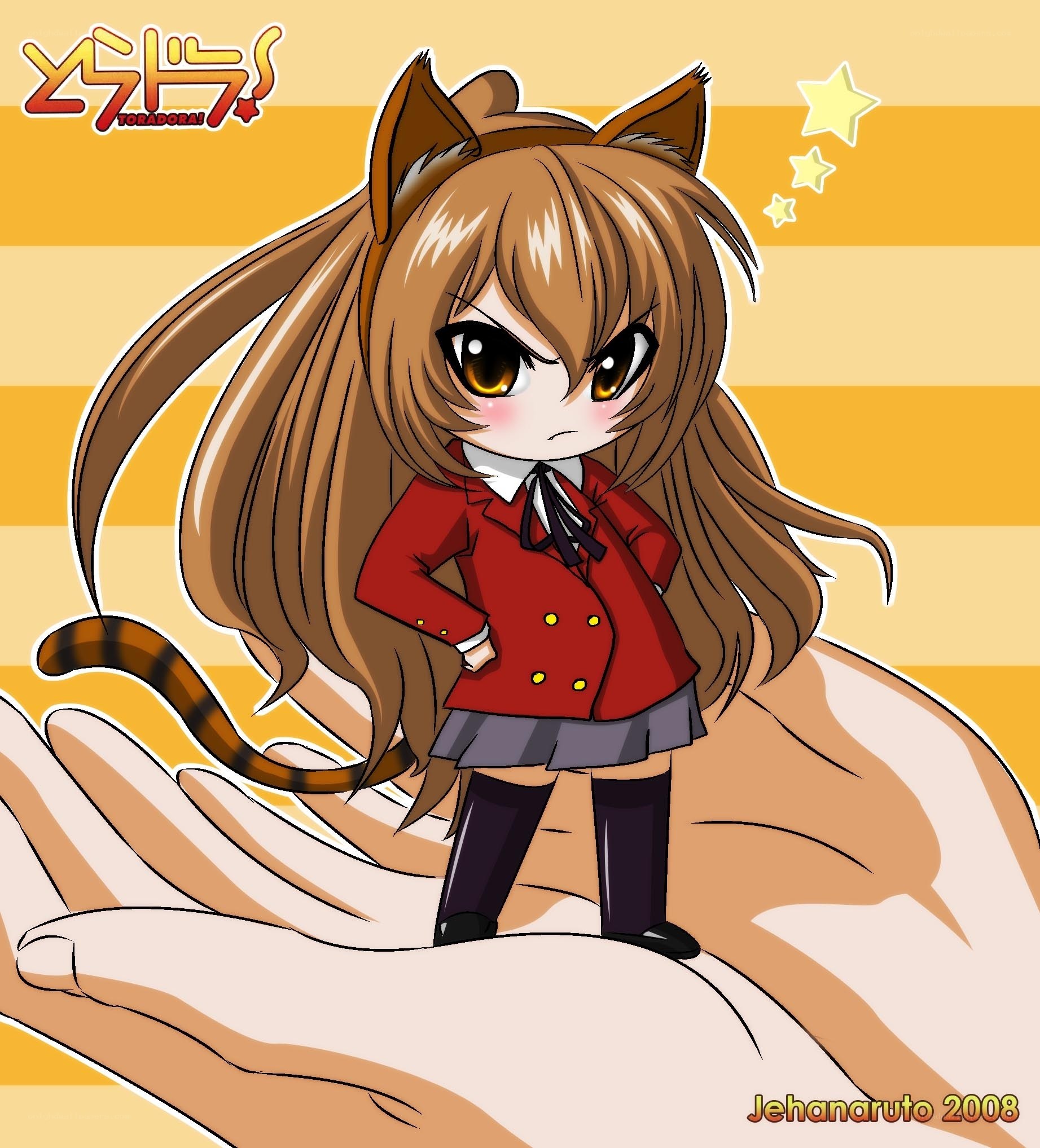 Chibi cat girl character