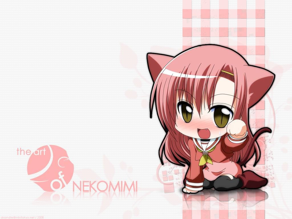 chibi cat girl character