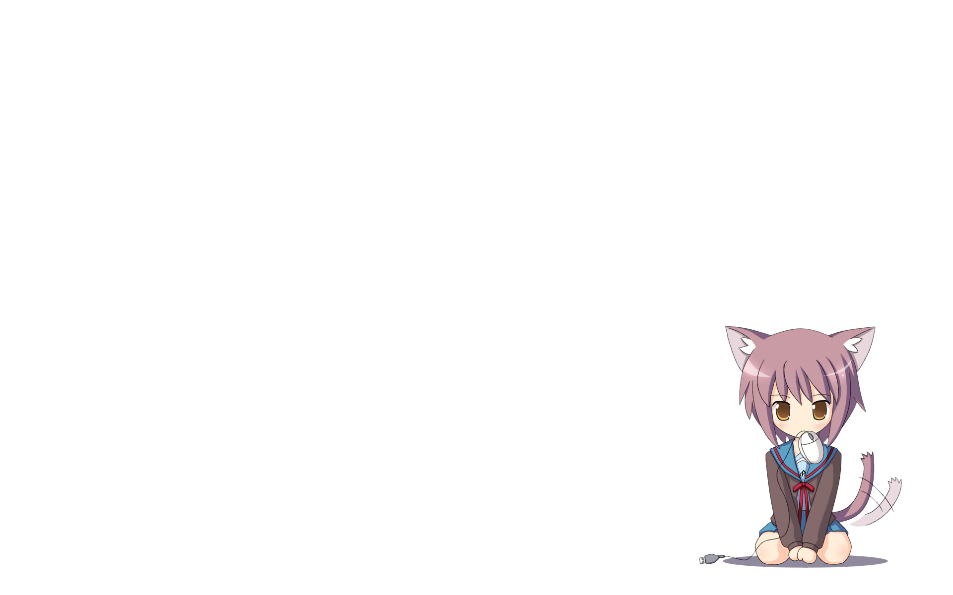 chibi cat girl character