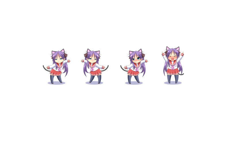 chibi cat girl character sprites