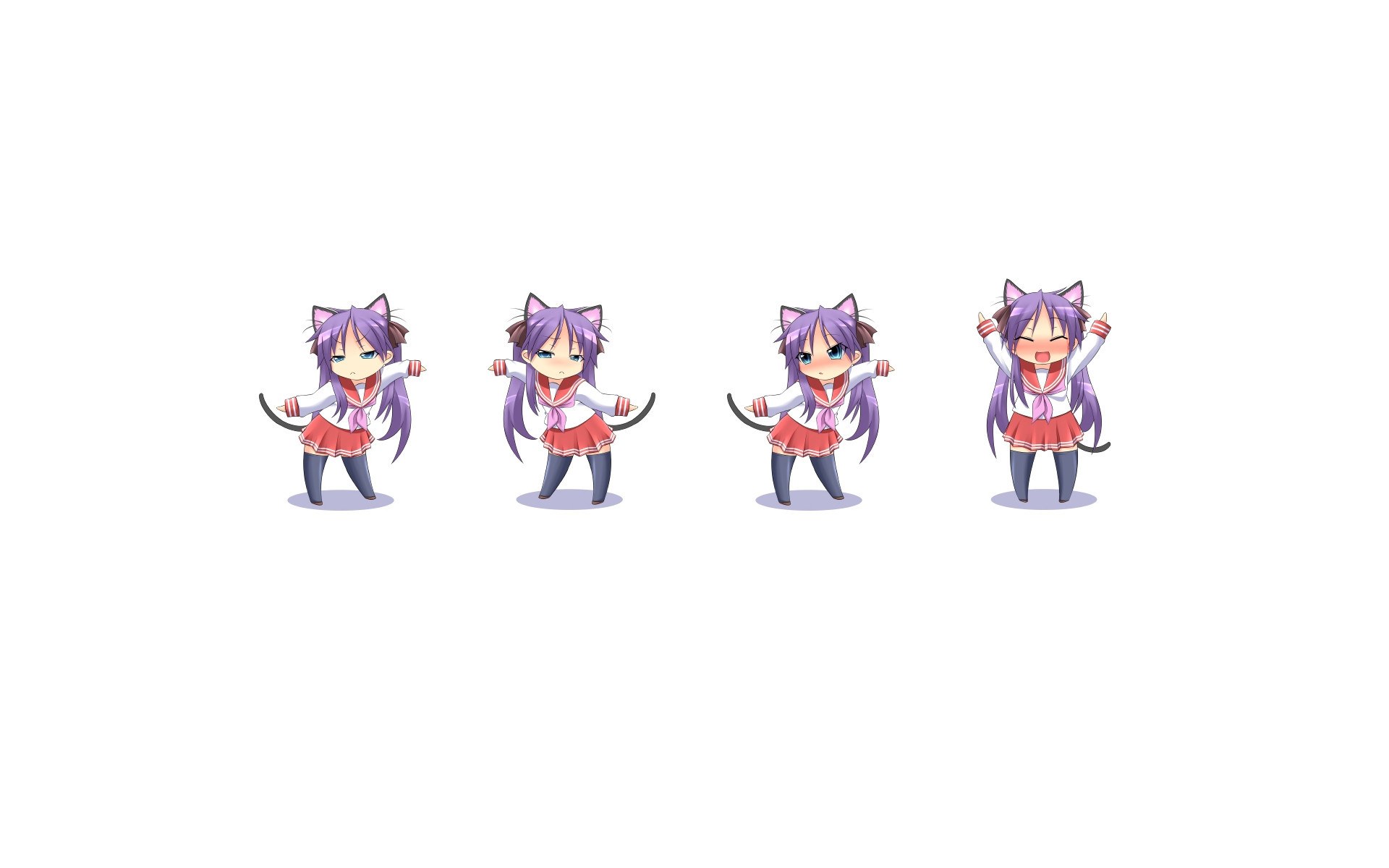 chibi cat girl character sprites