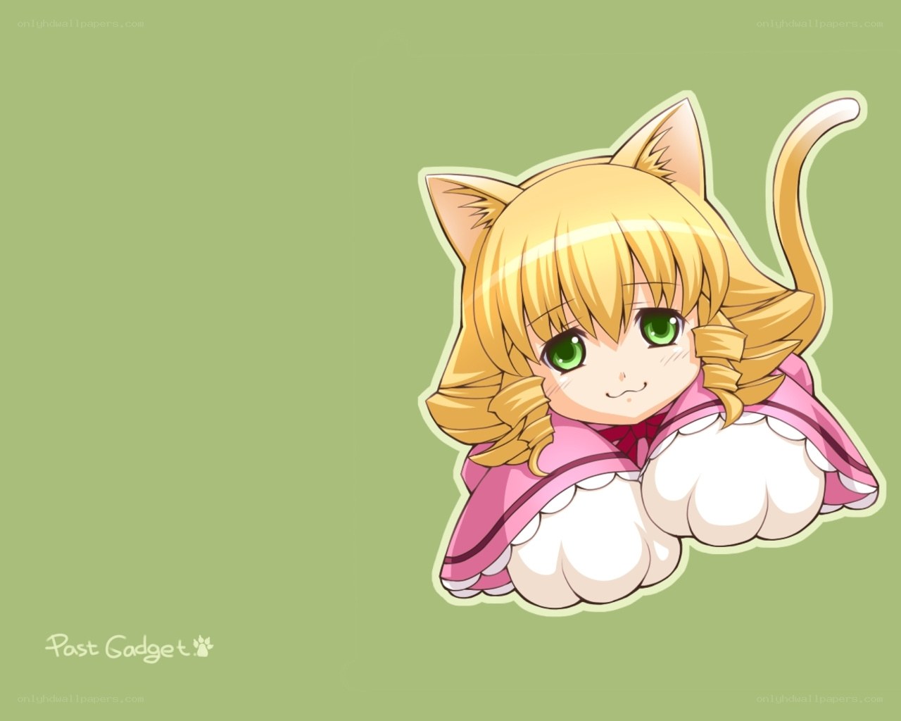 chibi cat girl character