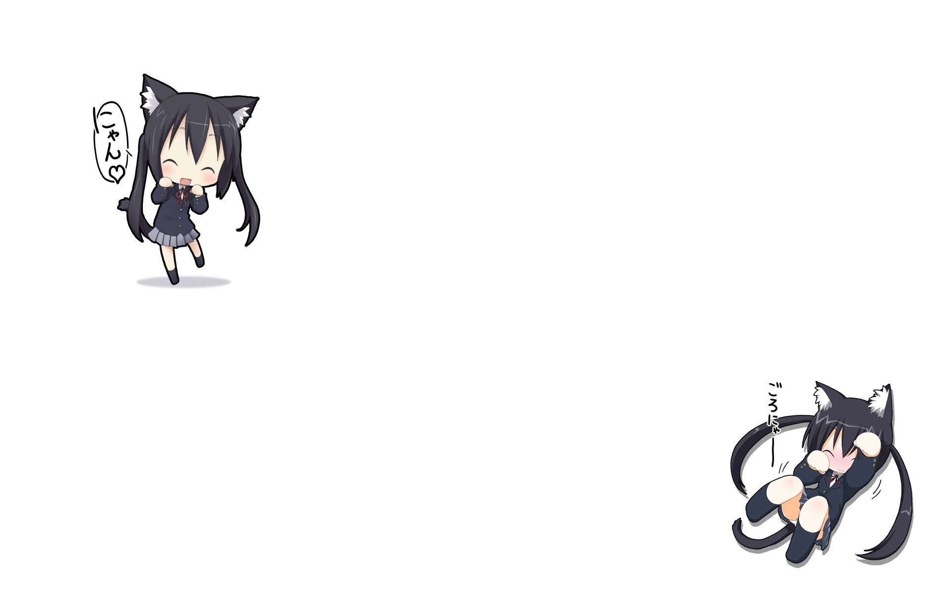 chibi cat girl characters