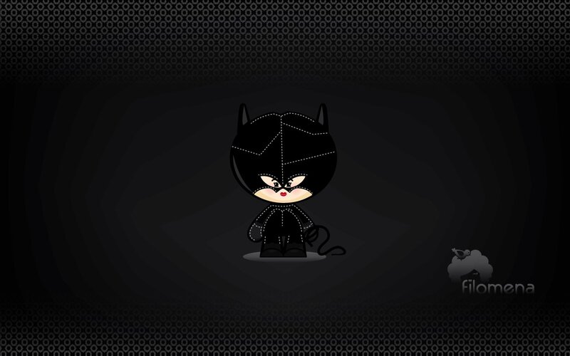 chibi catwoman character