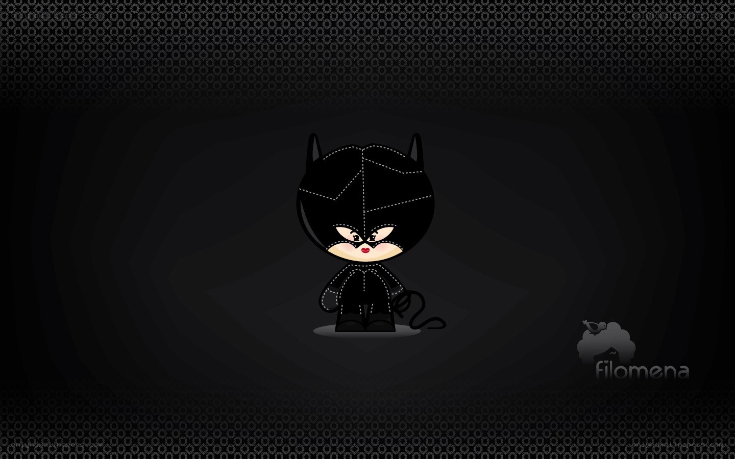 chibi catwoman character