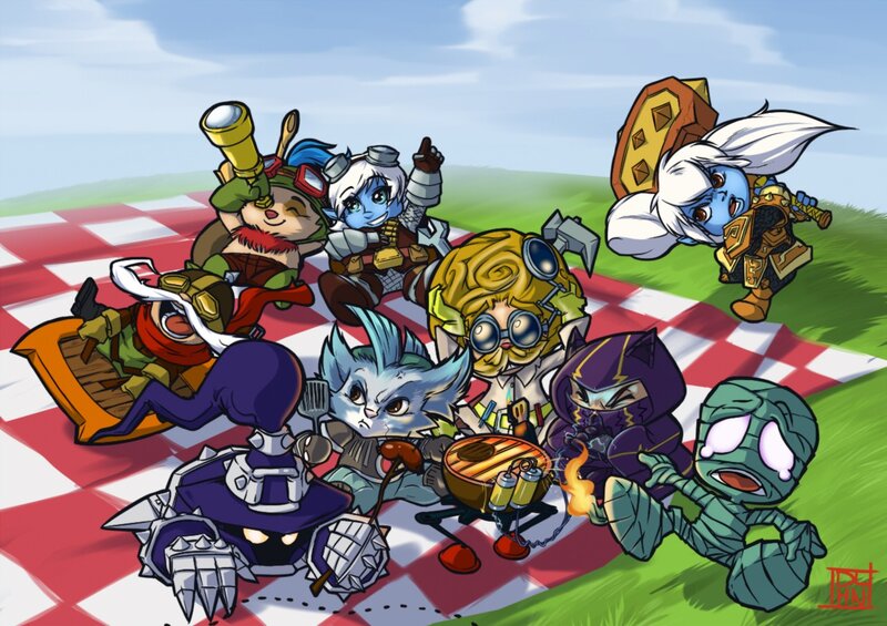 Chibi champions picnic