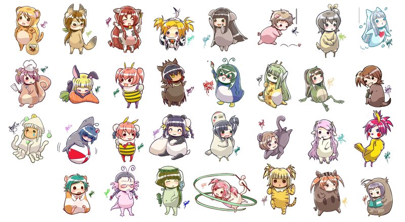 Chibi character collection