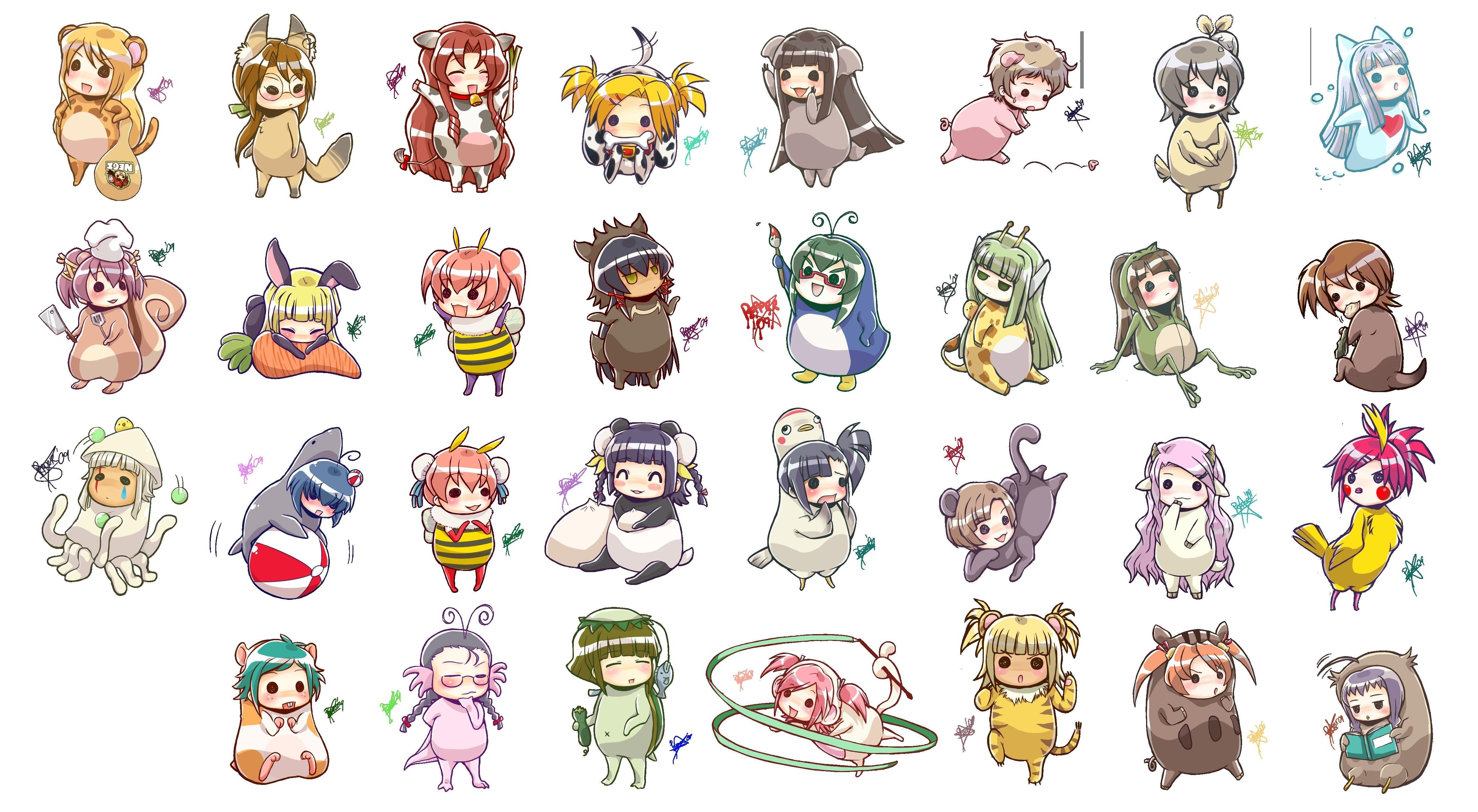 Chibi character collection