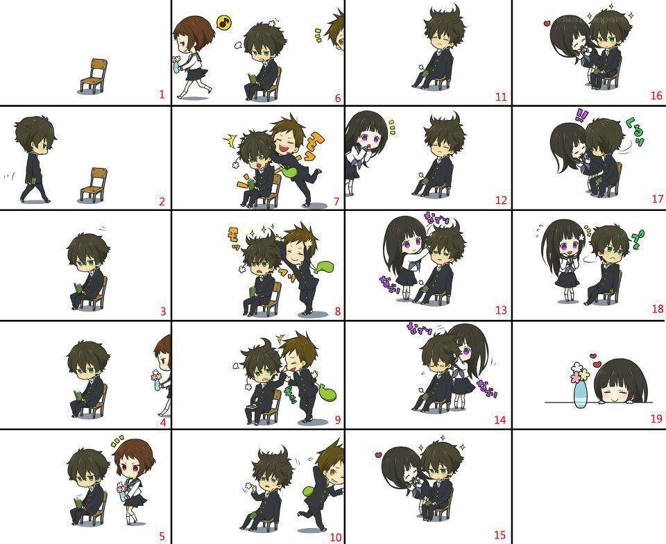 chibi character comic strip
