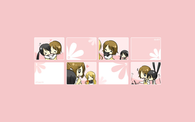 Chibi character comic strip