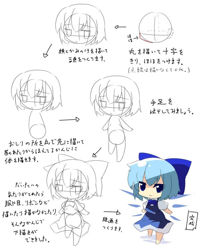 chibi character drawing tutorial