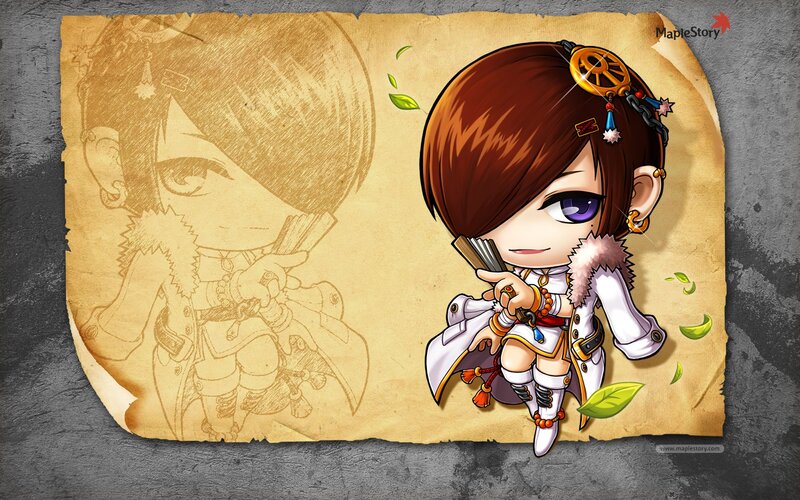 Chibi character from MapleStory
