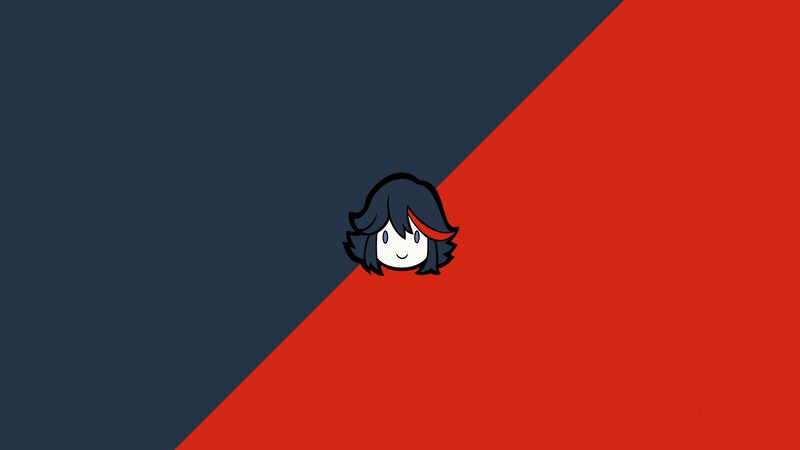 Chibi Character Head — Red