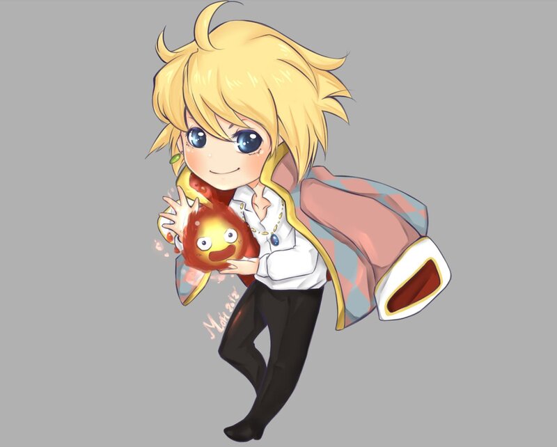 Chibi Character Holding Creature