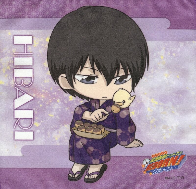Chibi Character Holding Food