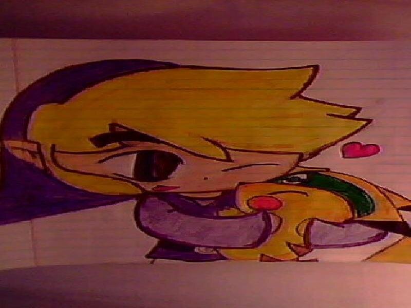 Chibi Character Hugging