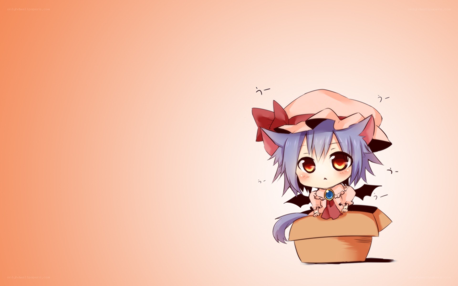 chibi character in a box