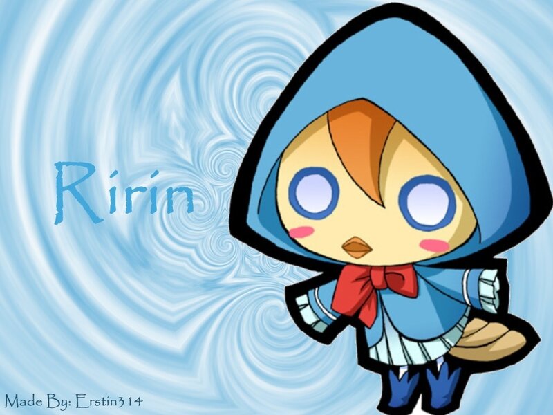 Chibi Character in Blue Cloak