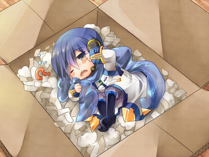 Chibi Character in Box