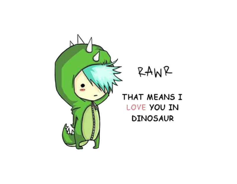Chibi Character in Dinosaur Suit