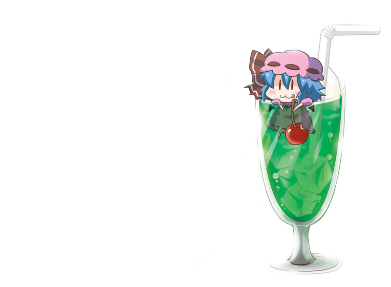 Chibi Character in Drink