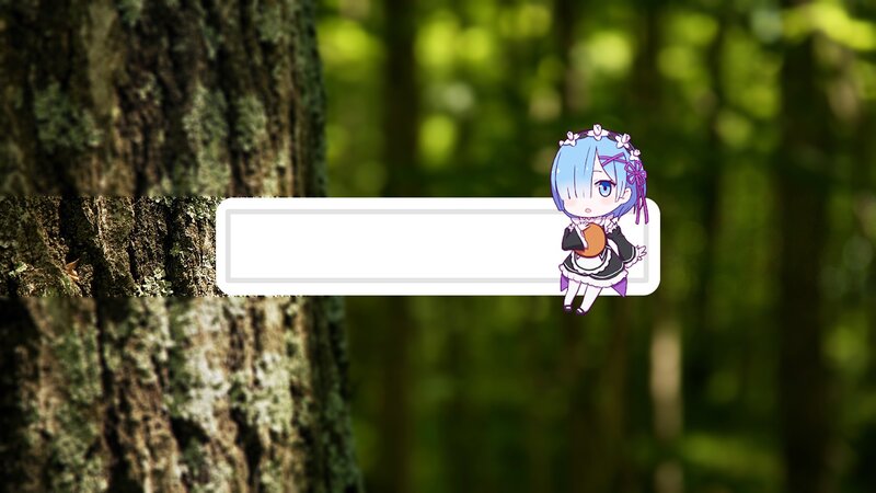 Chibi Character in Forest
