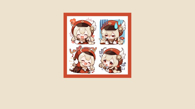 Chibi Character in Four Panels