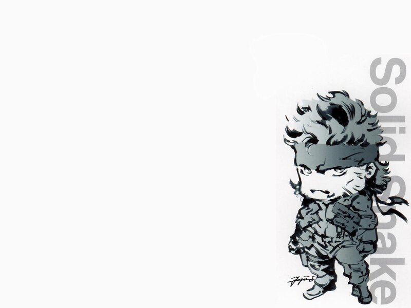 Chibi Character in Military Gear
