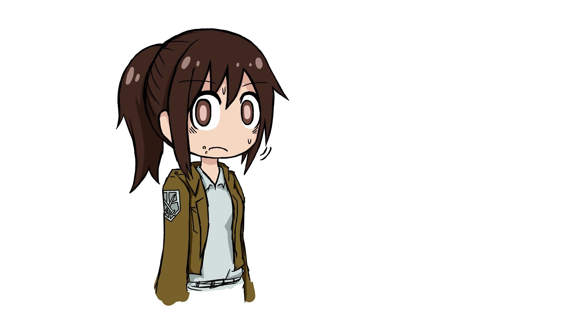 chibi character in military jacket