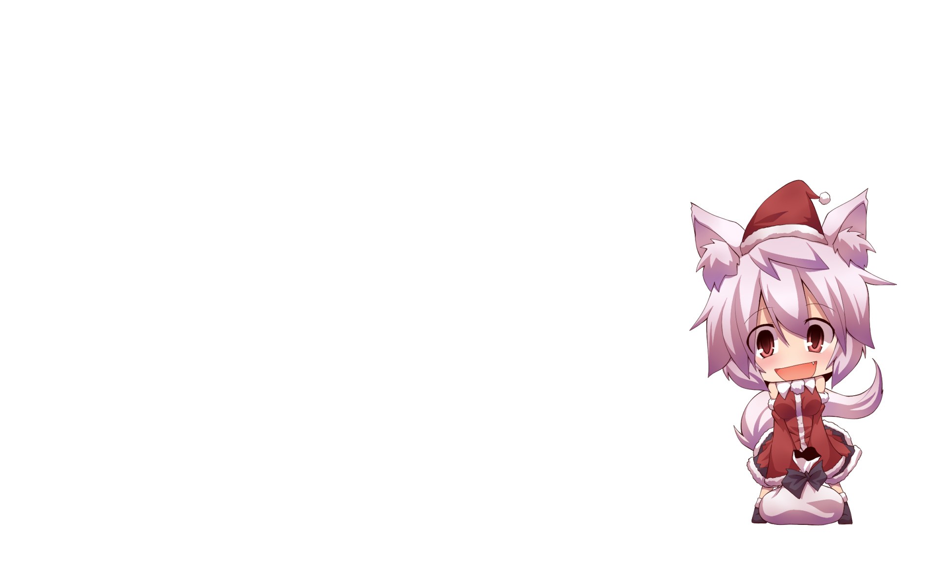 chibi character in santa outfit