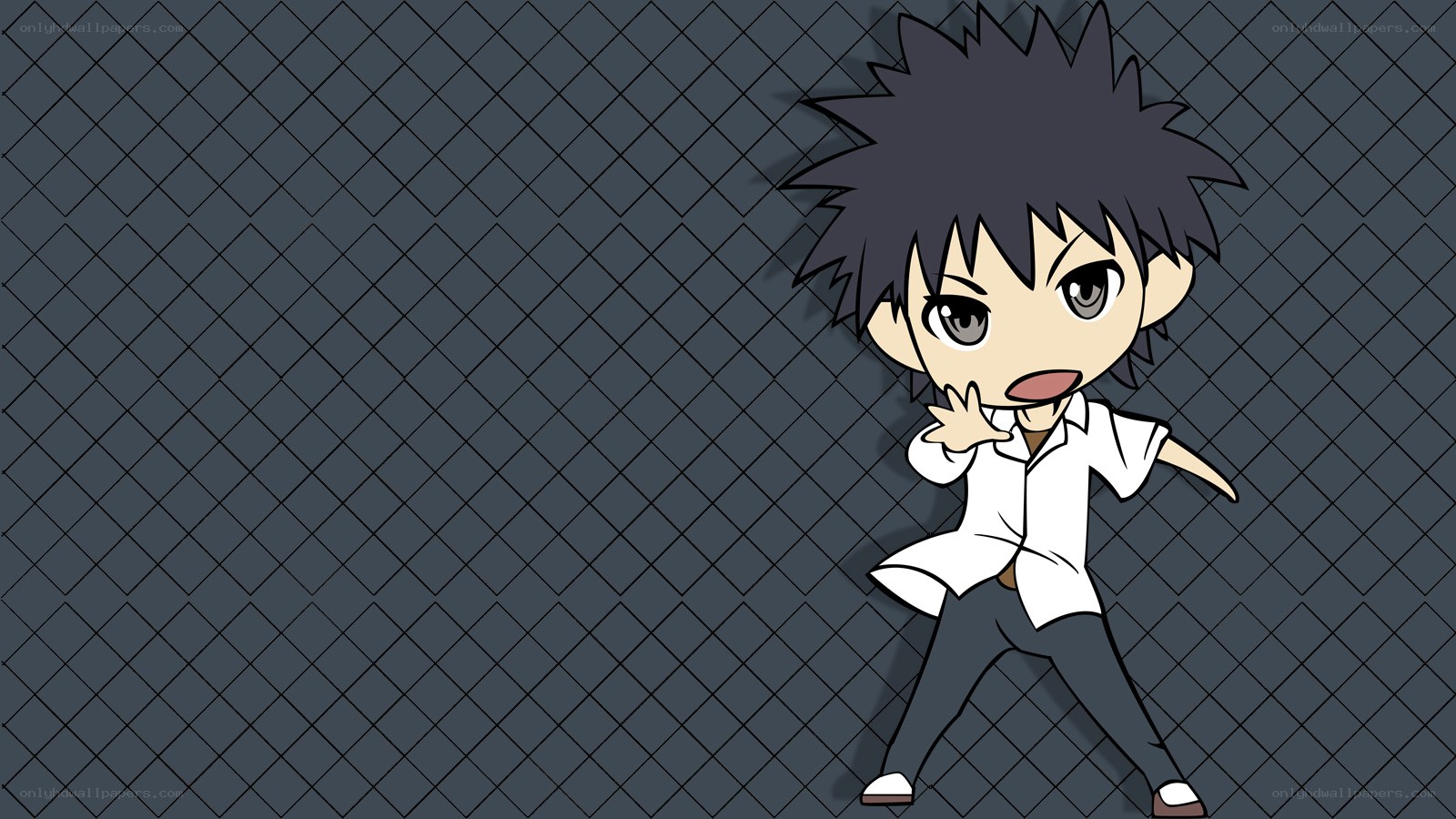 chibi character in white shirt