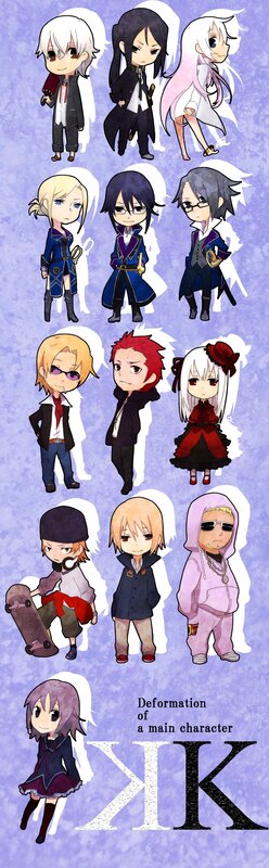chibi character lineup