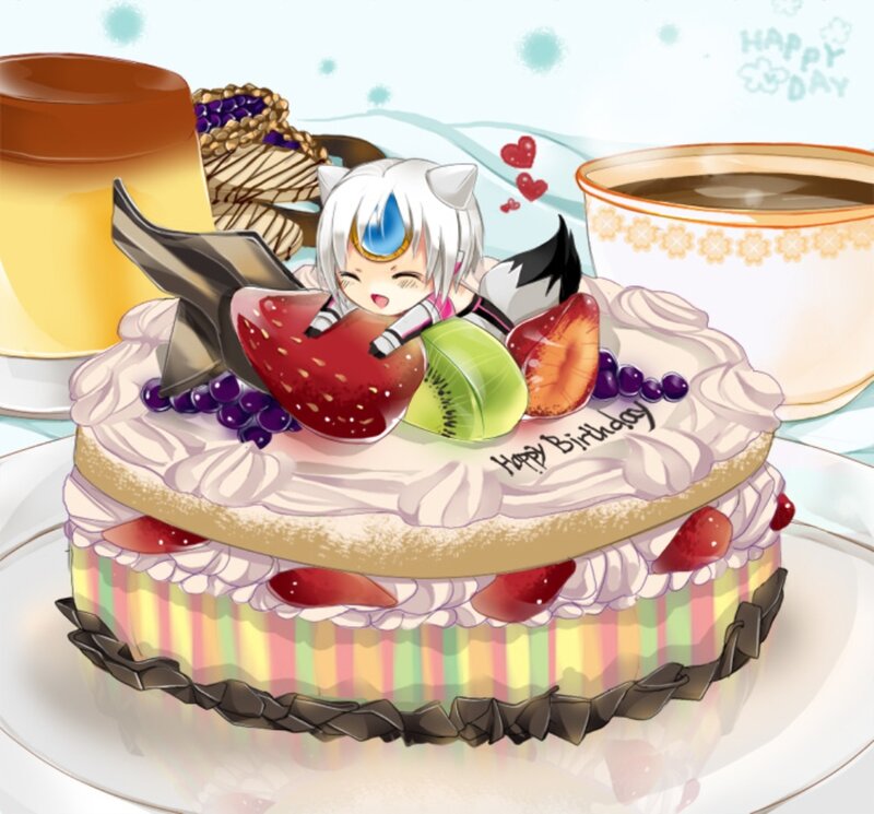Chibi Character on Cake