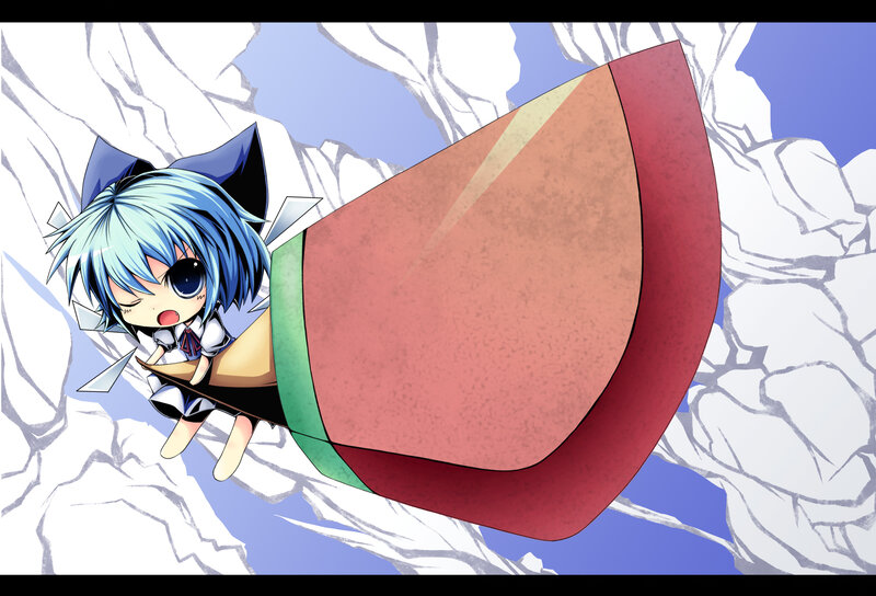 Chibi Character on Kite