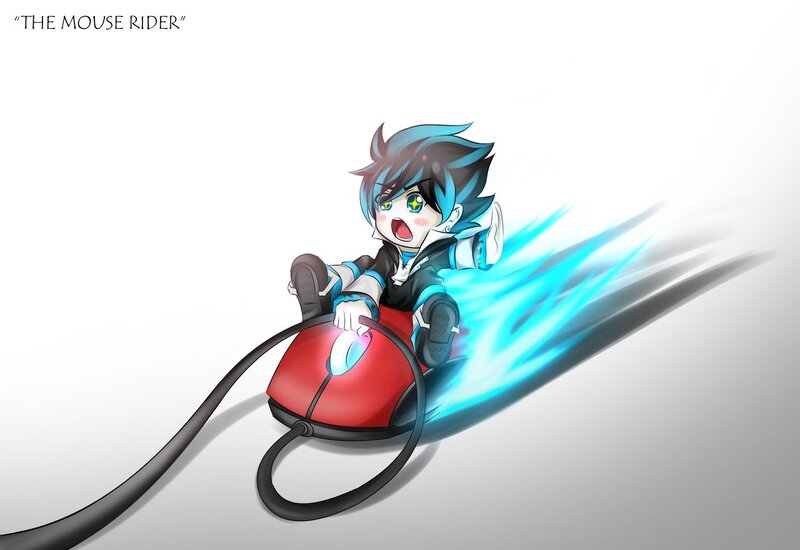 Chibi Character on Mouse