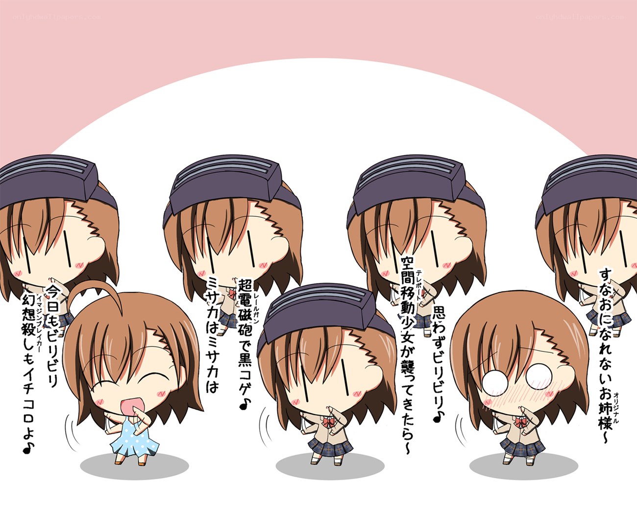 Chibi character panel
