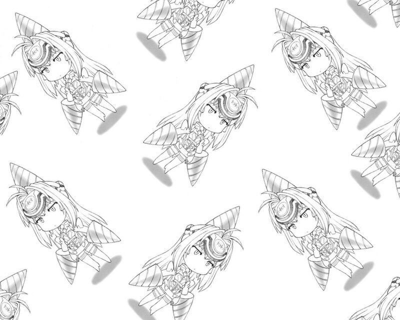 chibi character pattern
