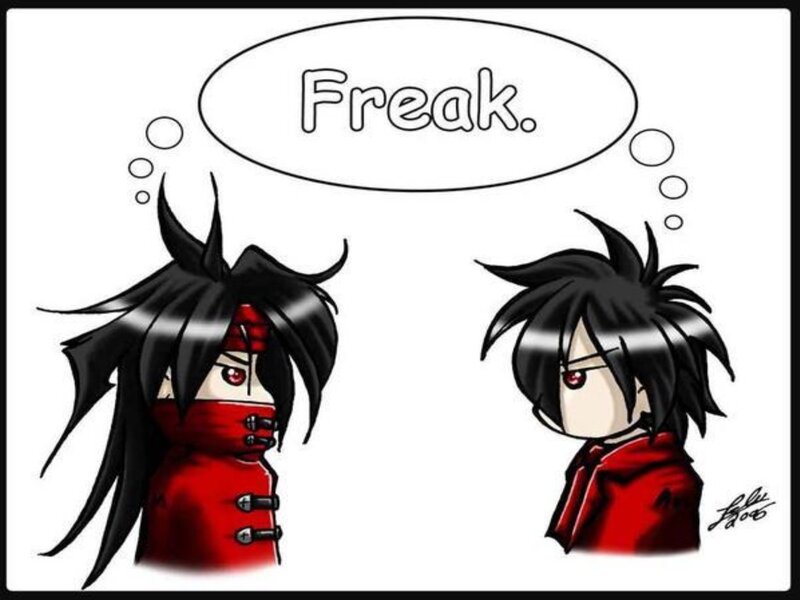 Chibi character thought bubble