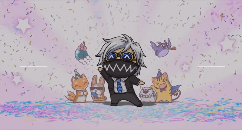 Chibi Character with Animals